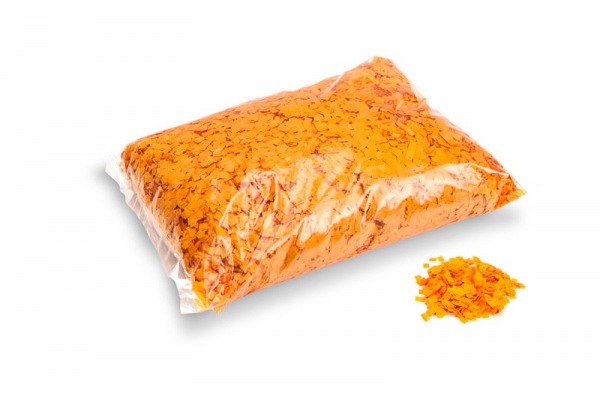 Pulverfetti 6 x 6 mm orange