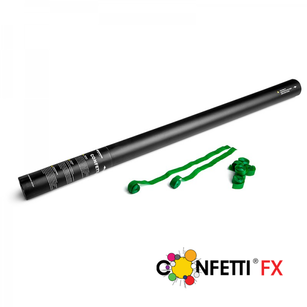 FX Luftschlangen Kanone dunkelgrün, 80cm
