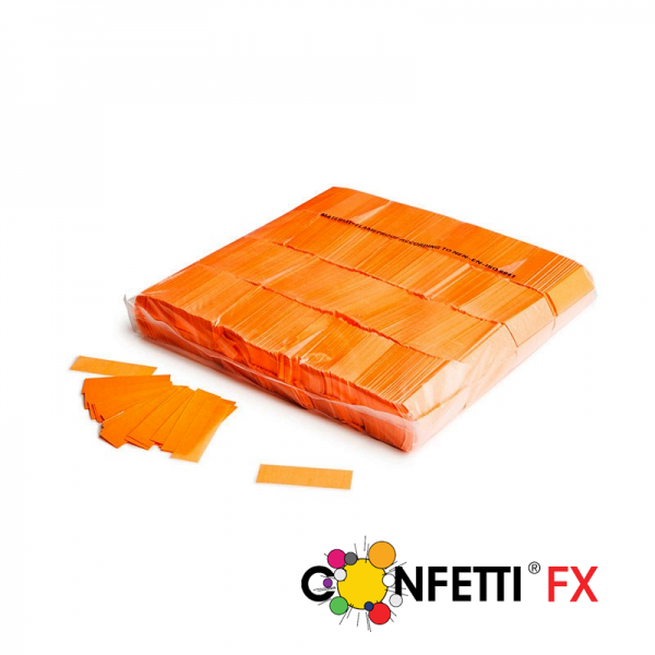 Slow Fall Konfetti, orange, UV aktiv, 1 kg
