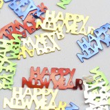 Konfetti 'Happy New Year' metallic bunt