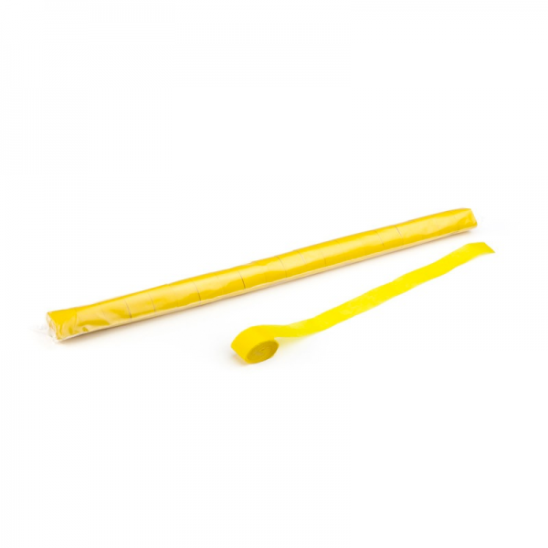 FX Luftschlangen Streamer 10m x 2,5cm gelb