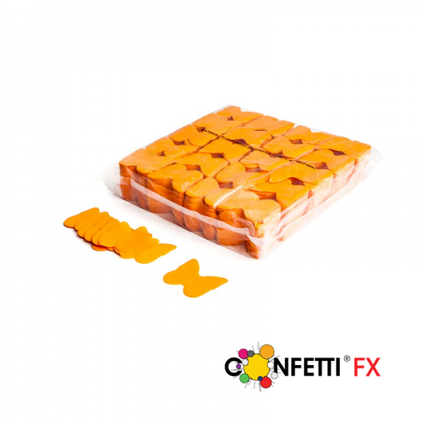 FX Slowfall Konfetti Schmetterlinge orange - 1Kg