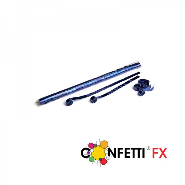 Metallic Streamers 10m x 1,5cm - Blau
