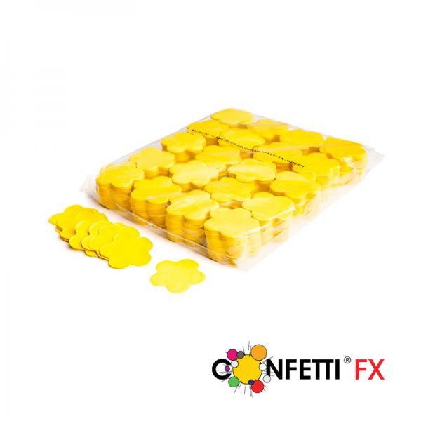 Fx Slowfall Konfetti Blumen gelb - 1 kg