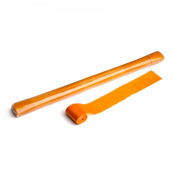 Stadion Streamer Papier, 20m x 5cm - orange