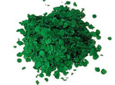 Konfetti dunkelgrün Premium 1 kg (10 mm)