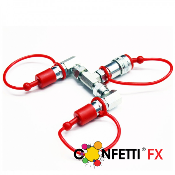 CO2 Splitter 1 Flasche 2 CO2 Jets