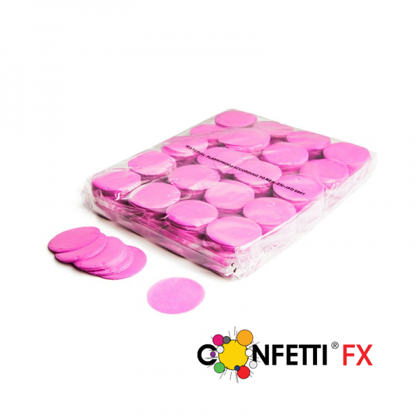 FX Slowfall Konfetti rund pink - 1 kg