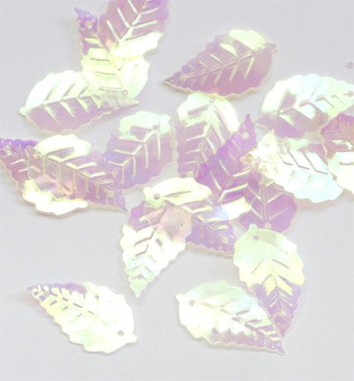 Konfetti 'Blätter' pvc durchsichtig bunt